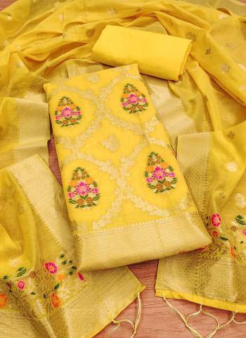 Ahalya7 Pure Chanderi Banarasi Silk Wholesale Dress Material 8 Pieces Catalog
